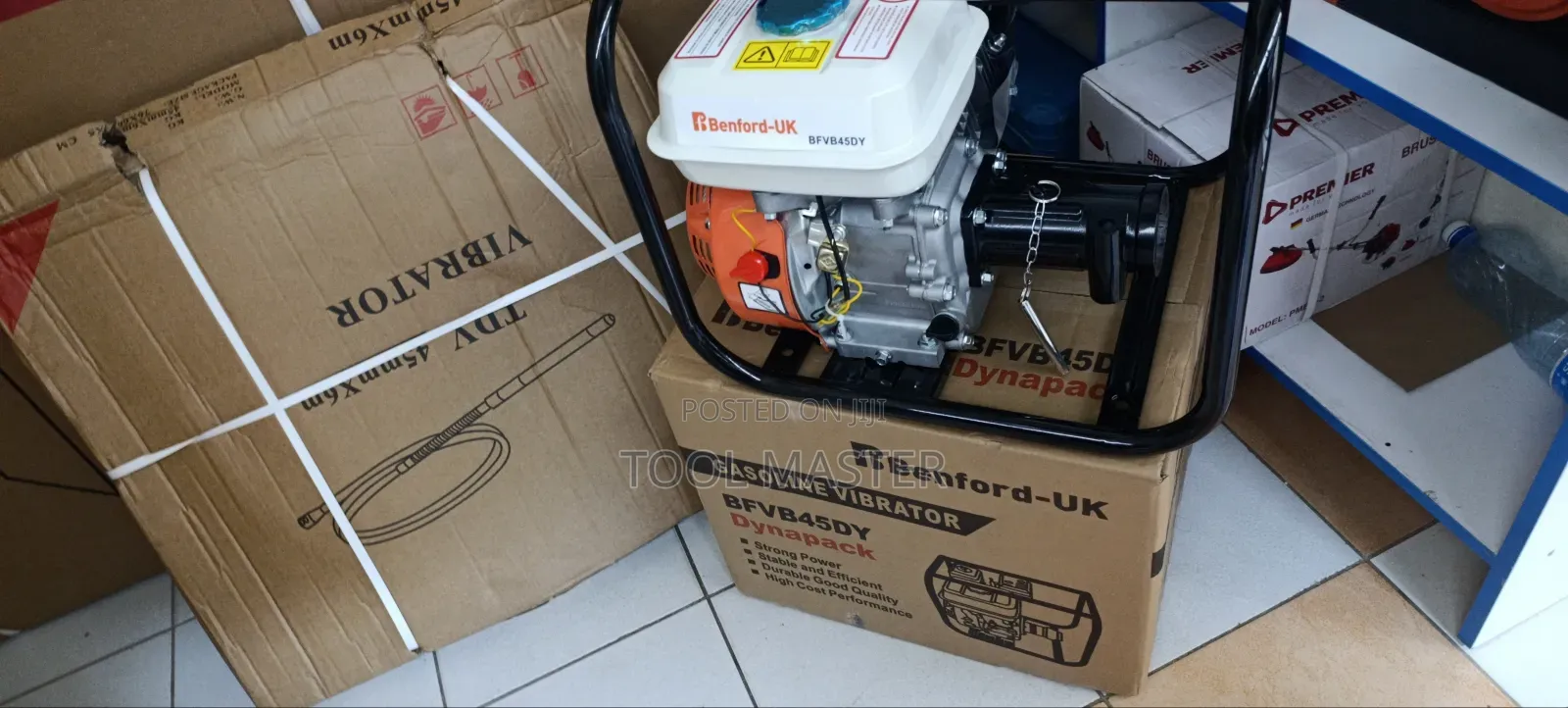 Bentford Concrete Vibrator/ 7.5hp Petrol Vibrator