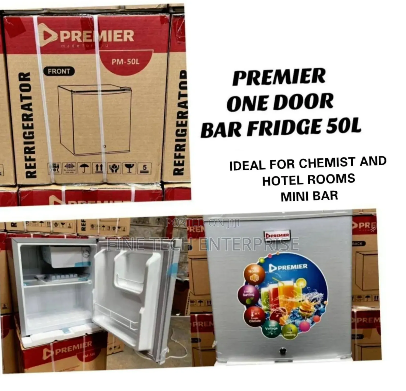 Premier One Door Bar Fridge 50l