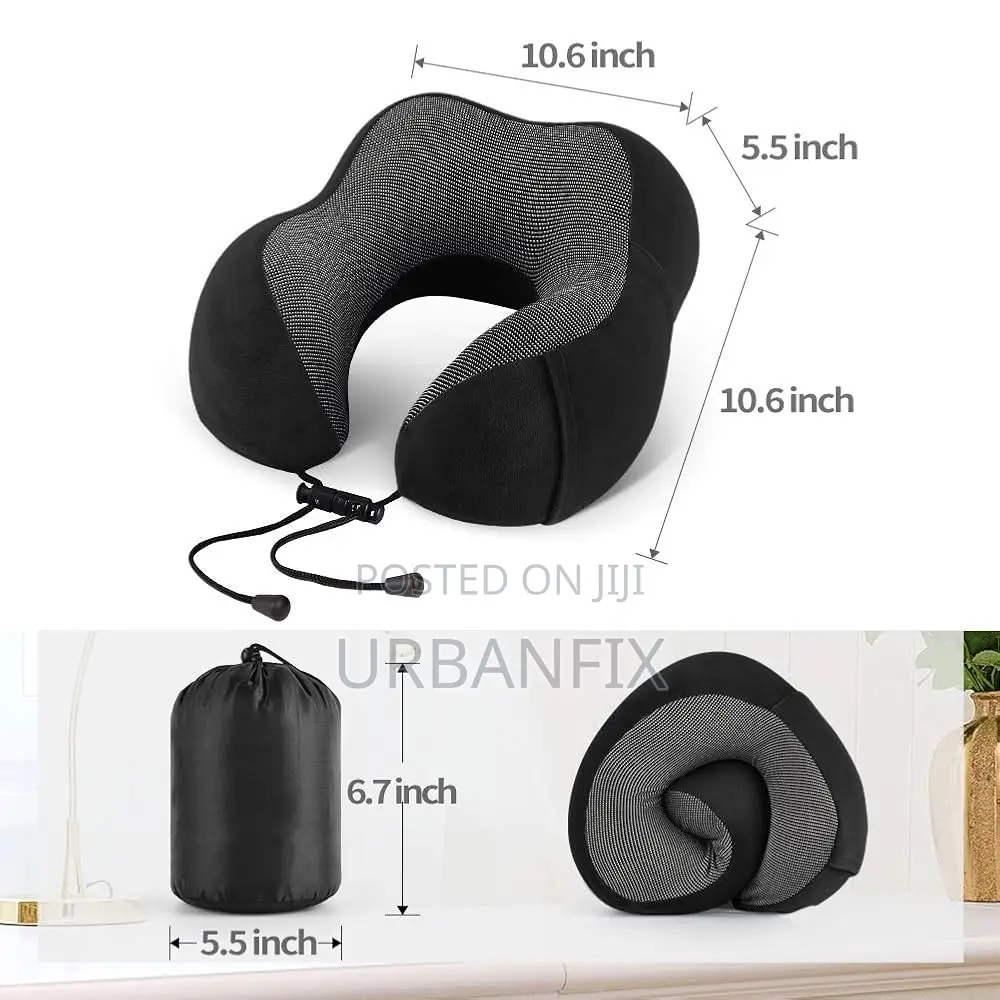 Quality Heavy-Duty Travel Pillow Memory Foam Neck Pillow, Comfortable