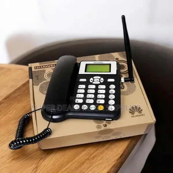 GSM Fixed Wireless Desktop Phone One Sim Rechargeable Long Battery