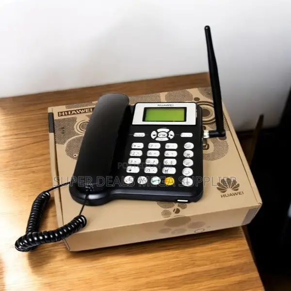 GSM Fixed Landline Desktop Phone Portable Rechargeable Loud Speaker