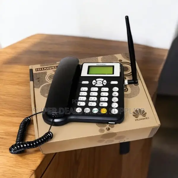 Rechargeable GSM Desktop Phone One Sim Strong Signal Reception