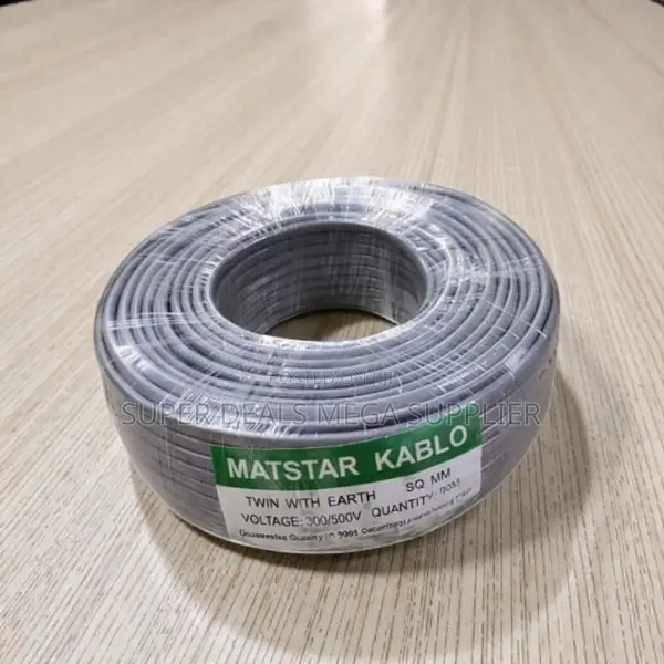 Stable Performance 1.5mm 90m Long Twin With Earth Wiring Cable