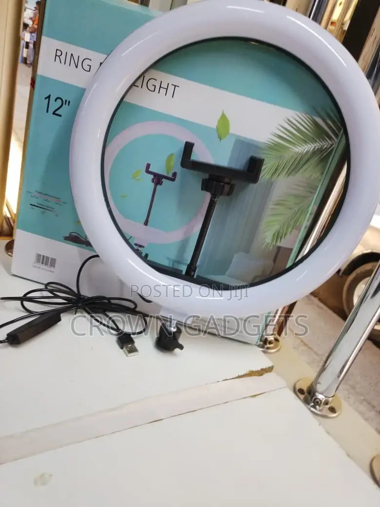 Usb Powered 12” Led Ring Fill Light for Video Makeup