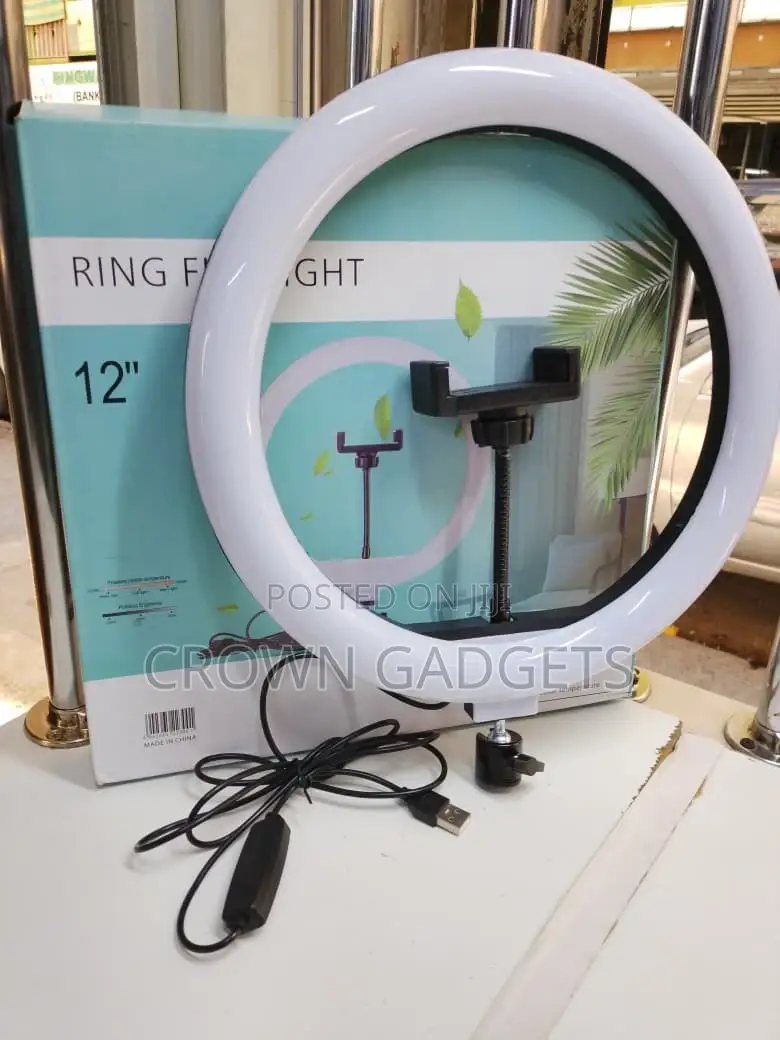 Usb Powered 12” Led Ring Fill Light for Video Makeup