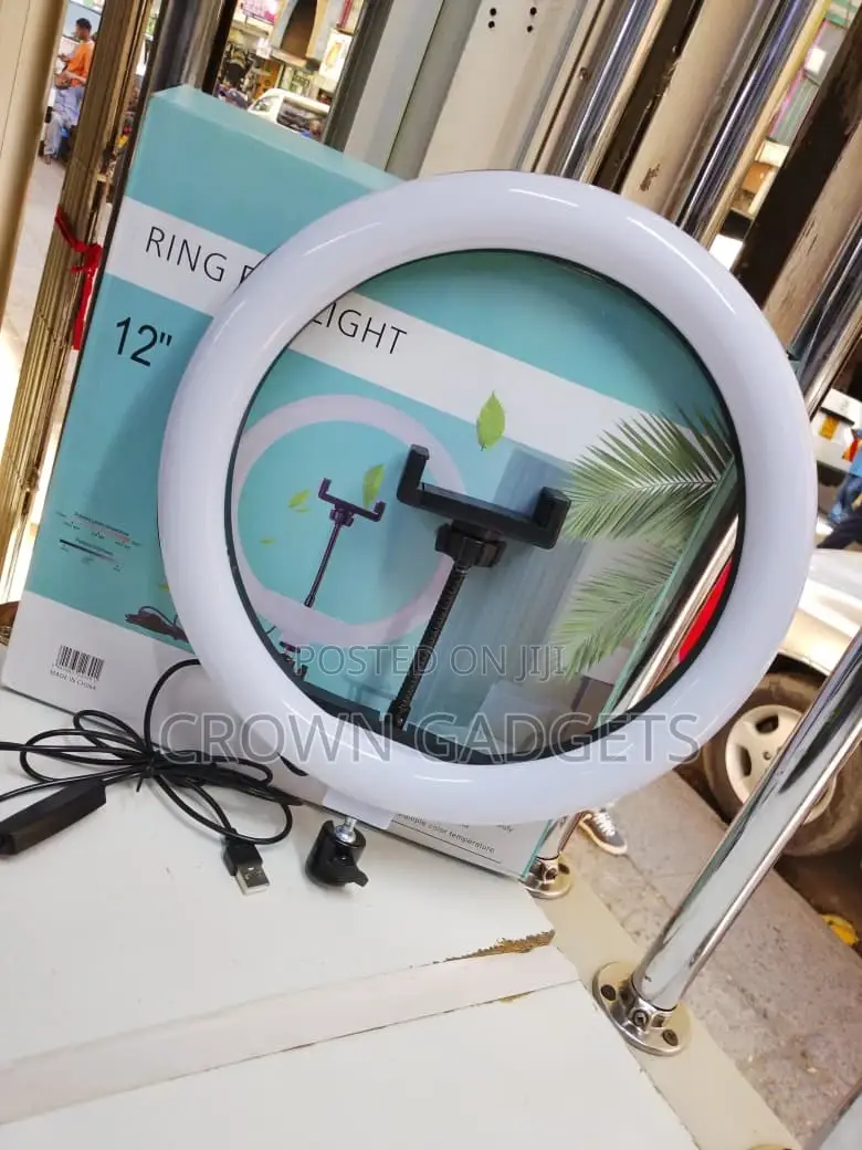 Usb Powered 12” Led Ring Fill Light for Video Makeup