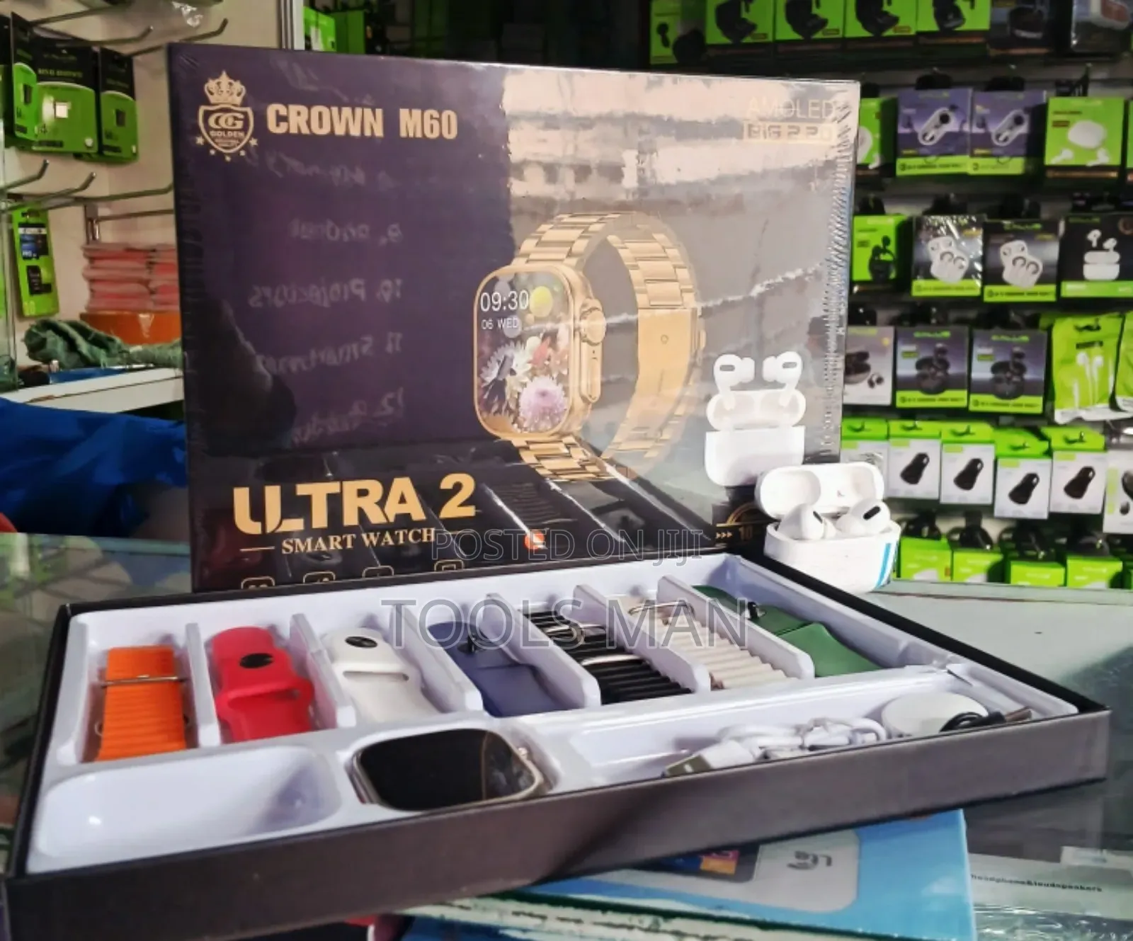 Crown M60 Ultra 2 Smart Watch.