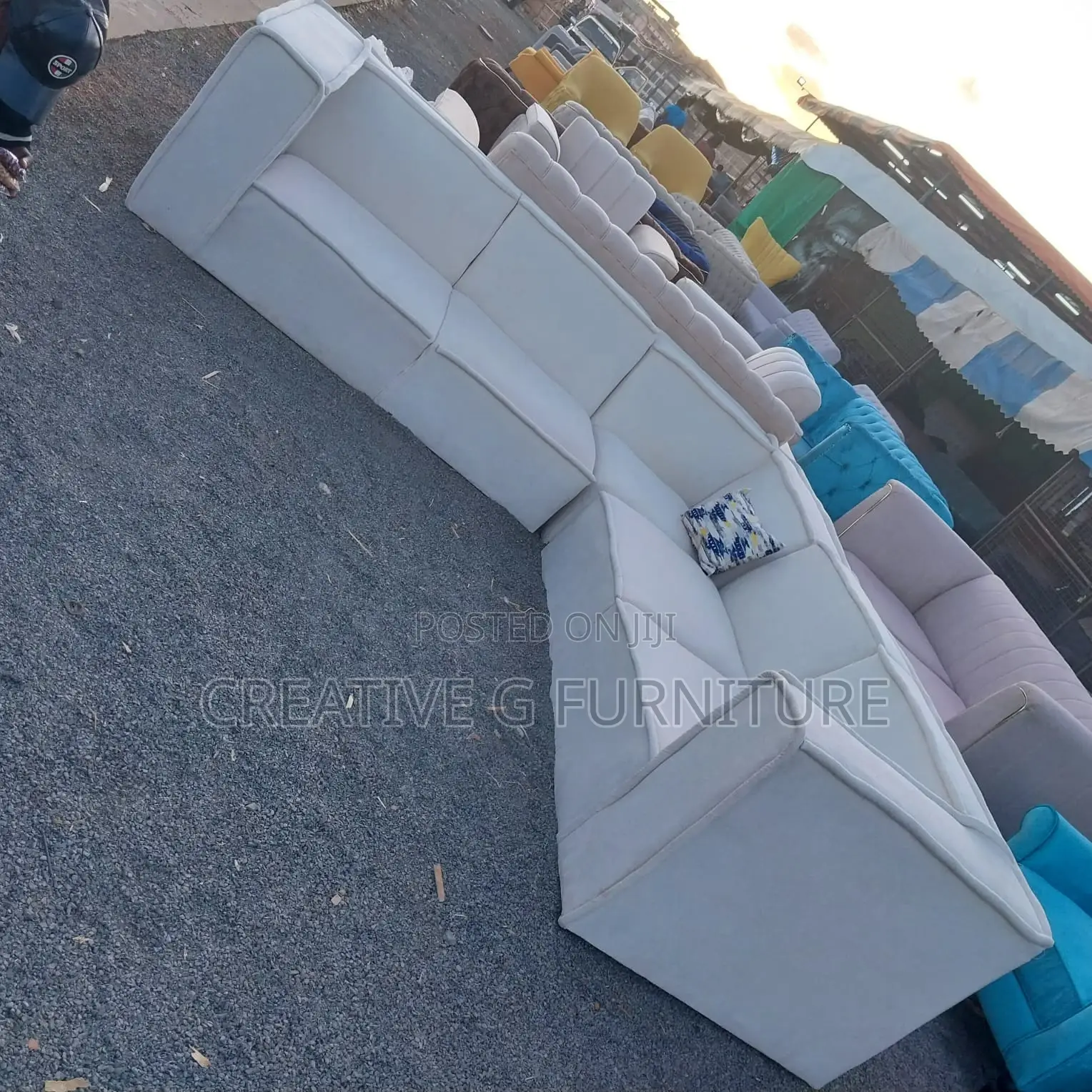 High-Quality L Sofa Set