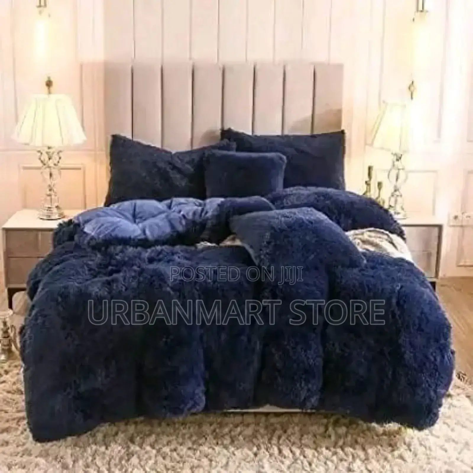 Fluffy Duvet;Luxury Fluffy Duvet Bedding Set With 6 Piece Complete Set