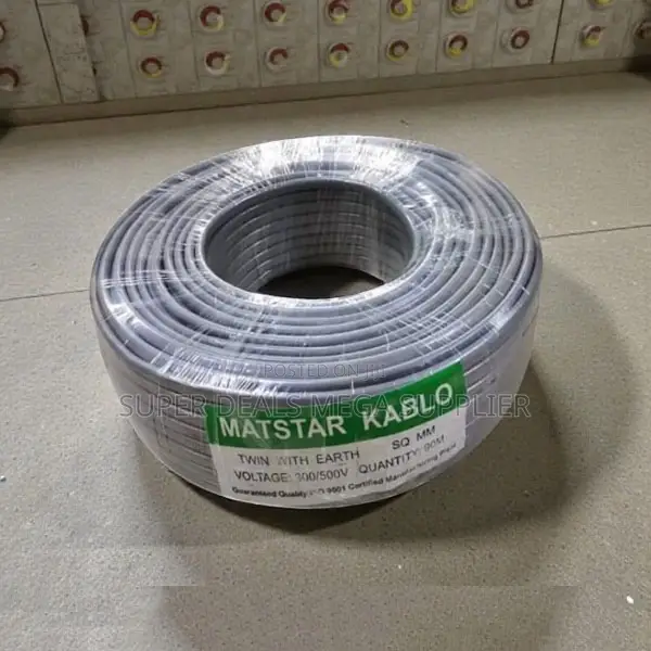 PVC Coated 1.5mm 90m Twin With Earth Electrical Cable