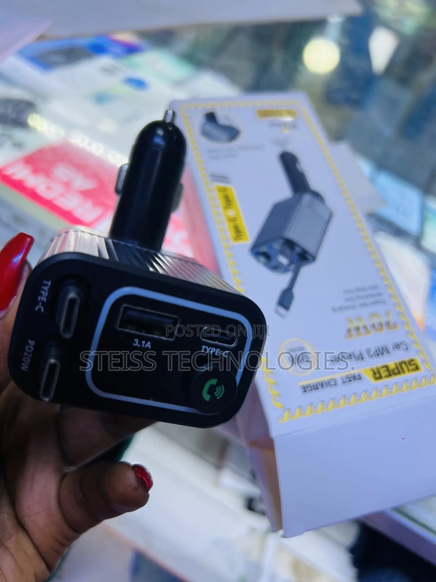 Car Mp3 Player and Car Charger