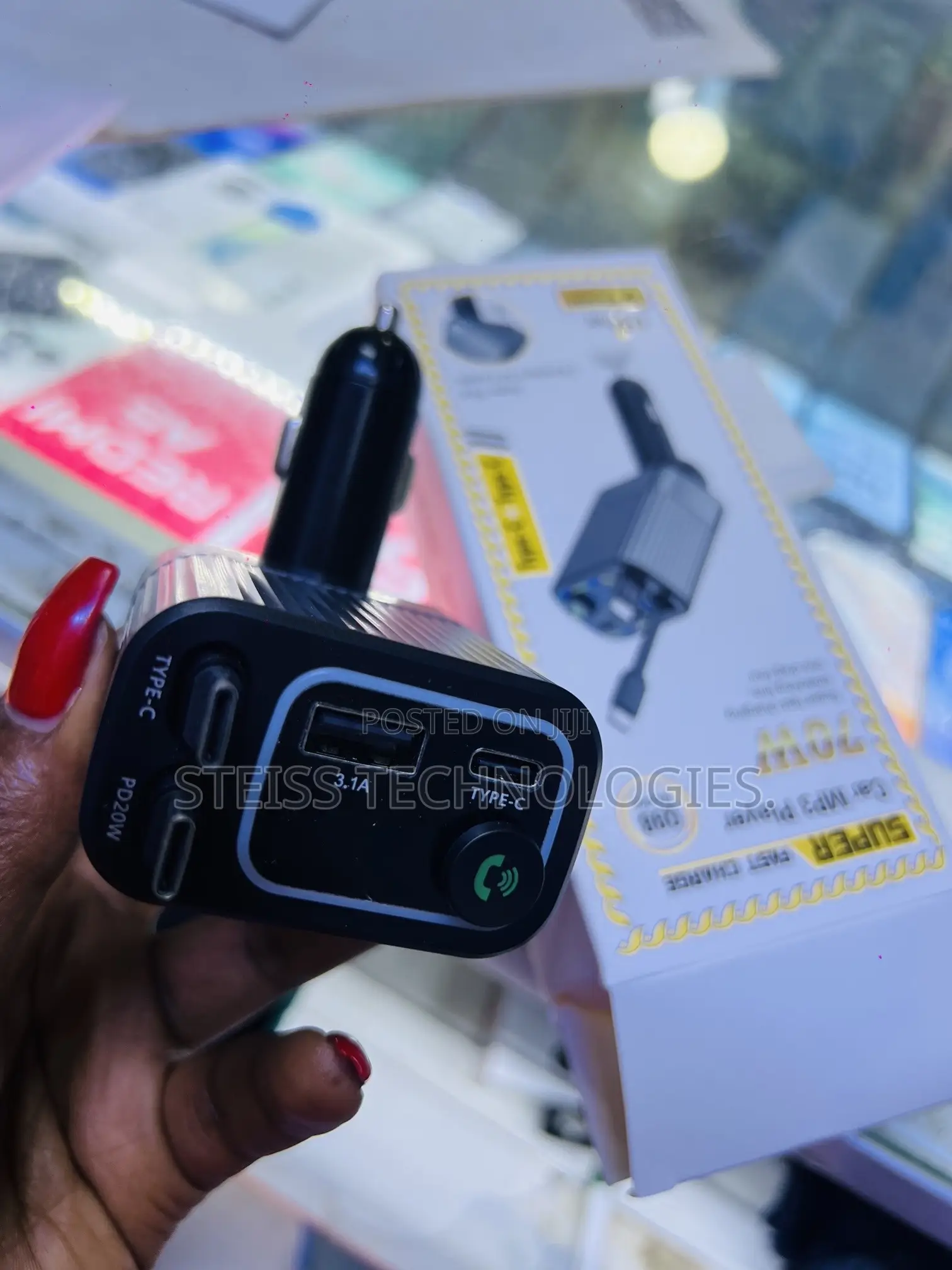 Car Mp3 Player and Car Charger
