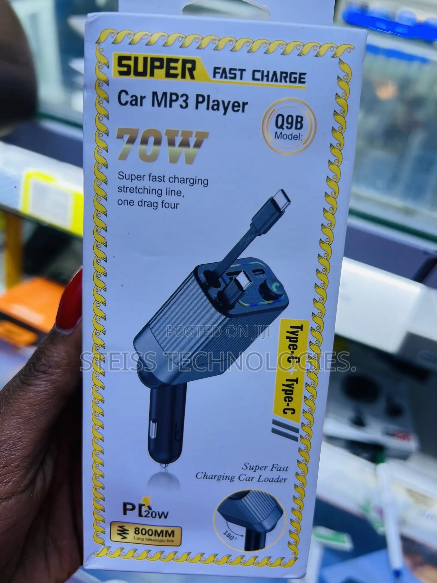 Car Mp3 Player and Car Charger