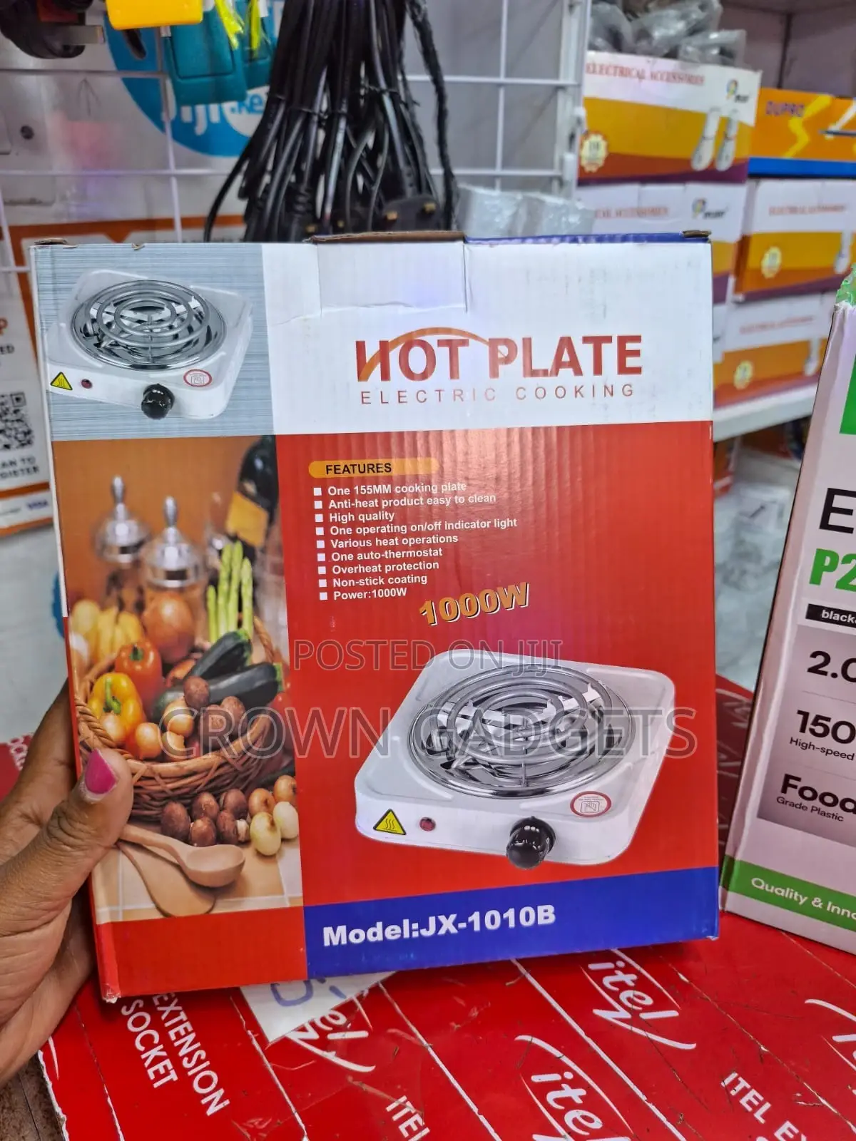 Jx-1010b Single Coil Electric Hot Plate 1000w