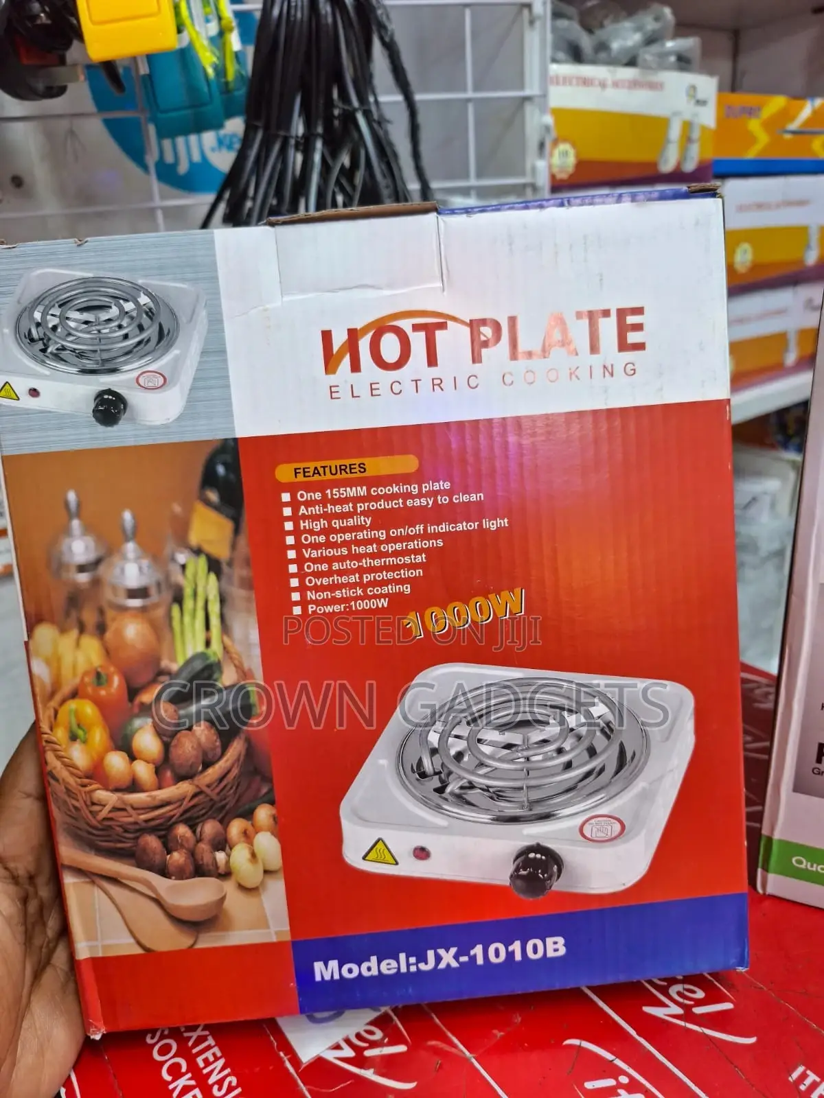 Jx-1010b 155mm Single Burner Hot Plate With Auto Thermostat