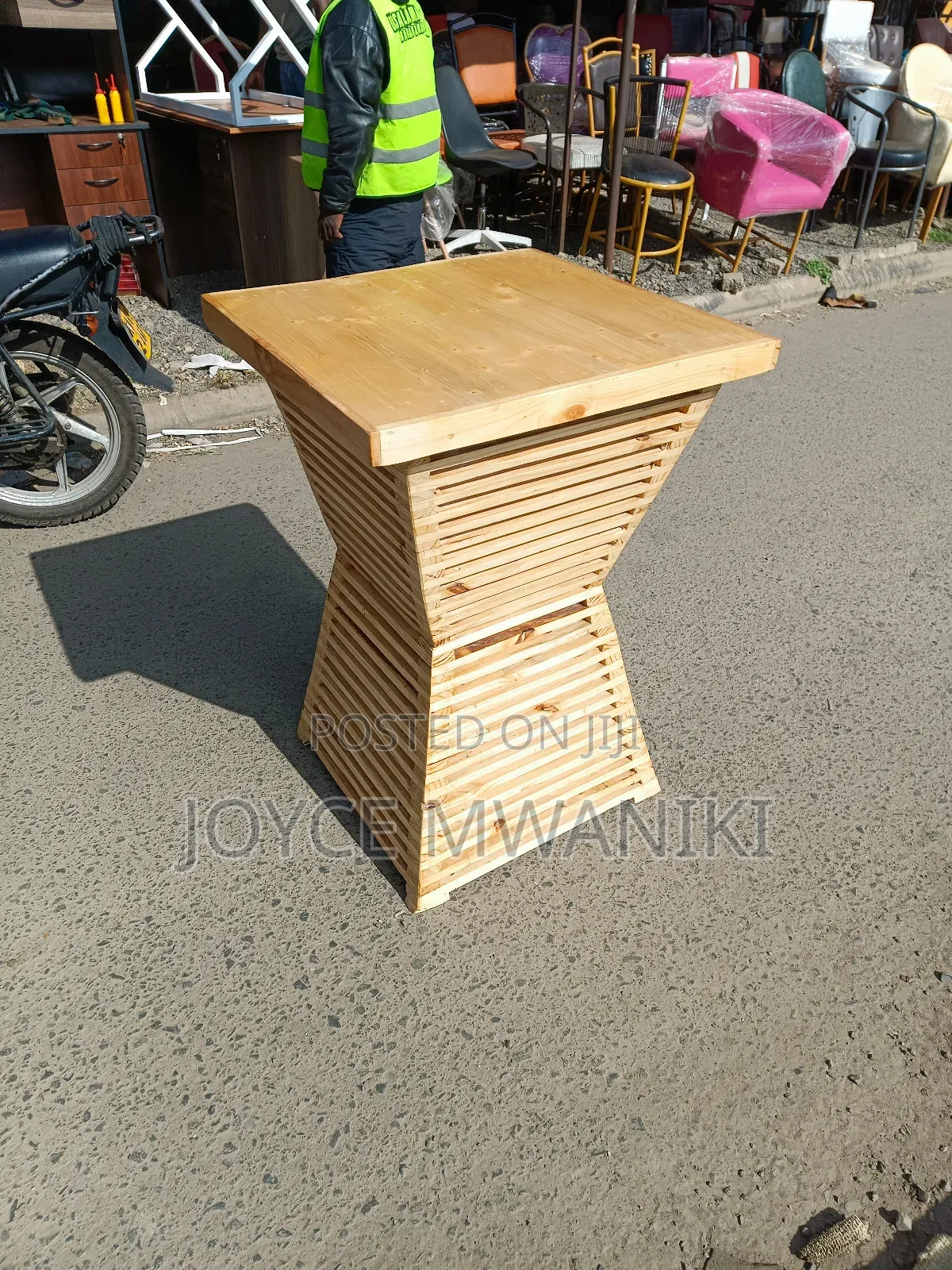 Pallet Bar or Wooden High Table 