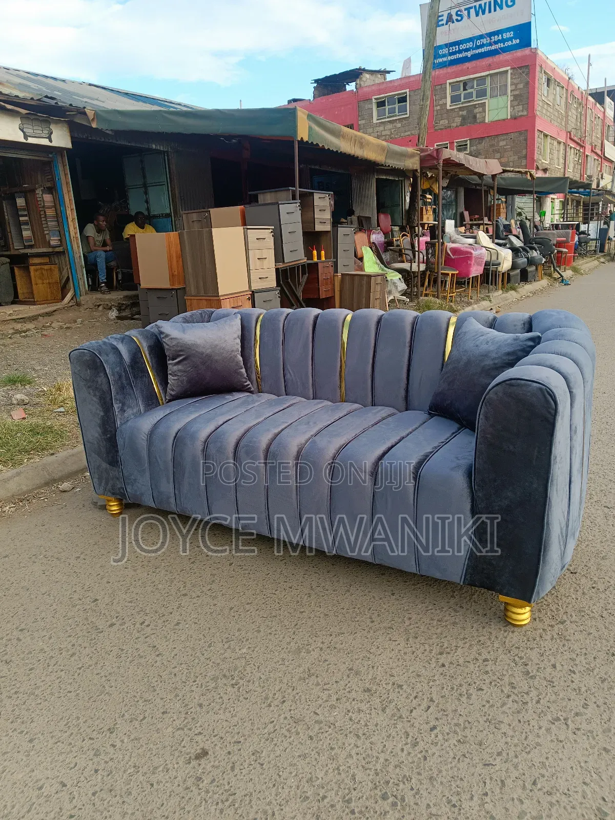 Light Grey Sofa, 3 Seater or Waiting Couch