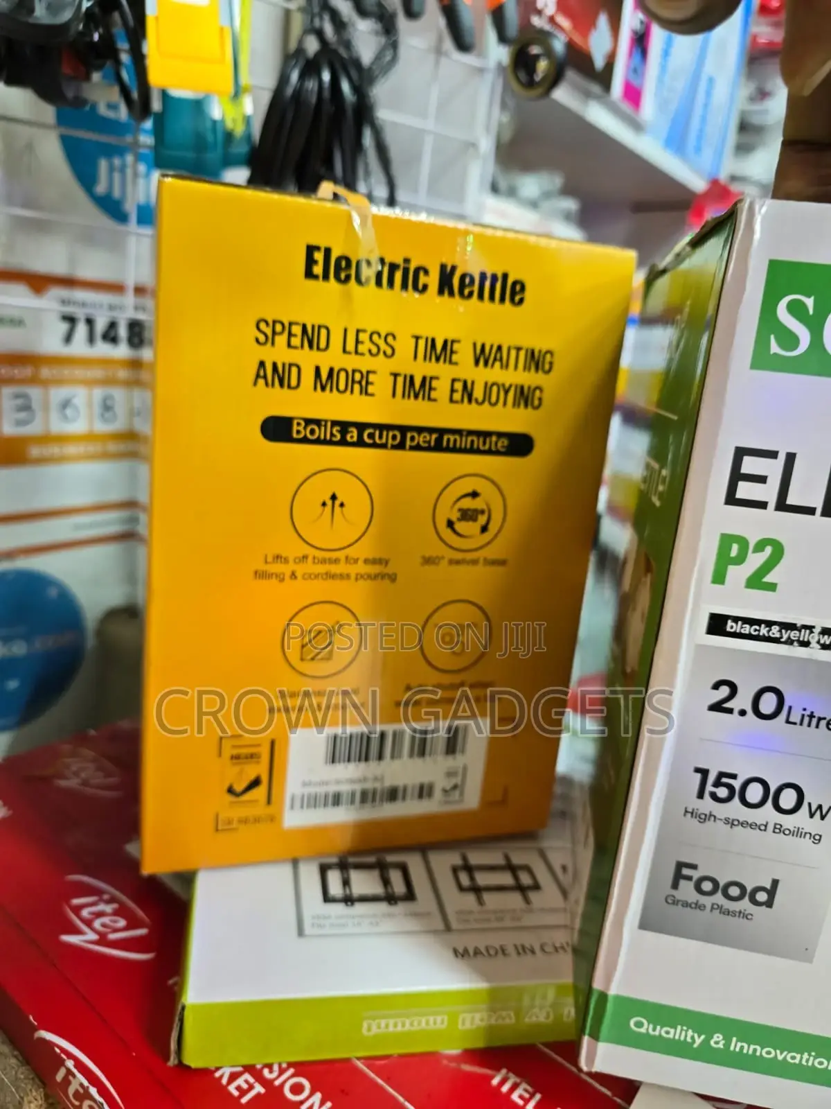 1500w Stainless Steel Electric Kettle for Home Office