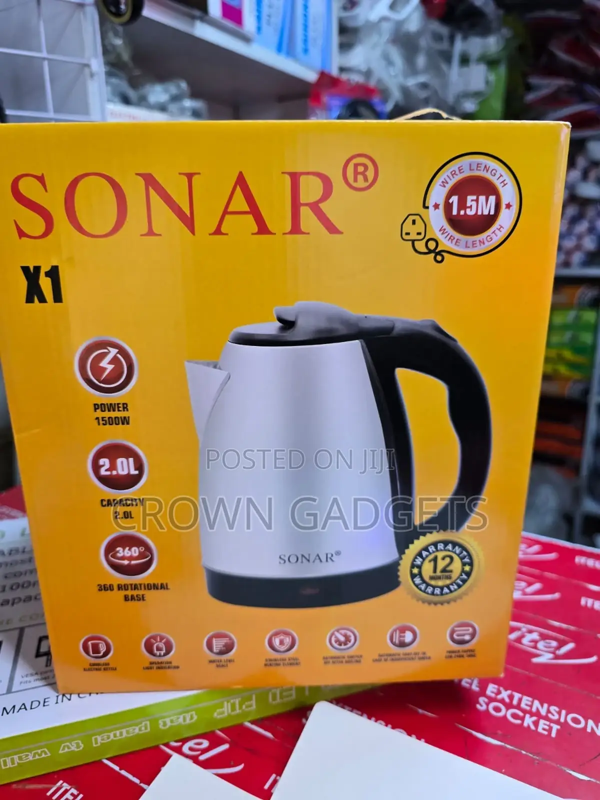 Large Capacity 2l Electric Kettle With Warranty