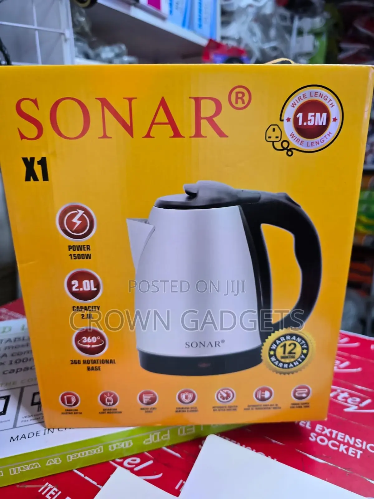 Large Capacity 2l Electric Kettle With Warranty