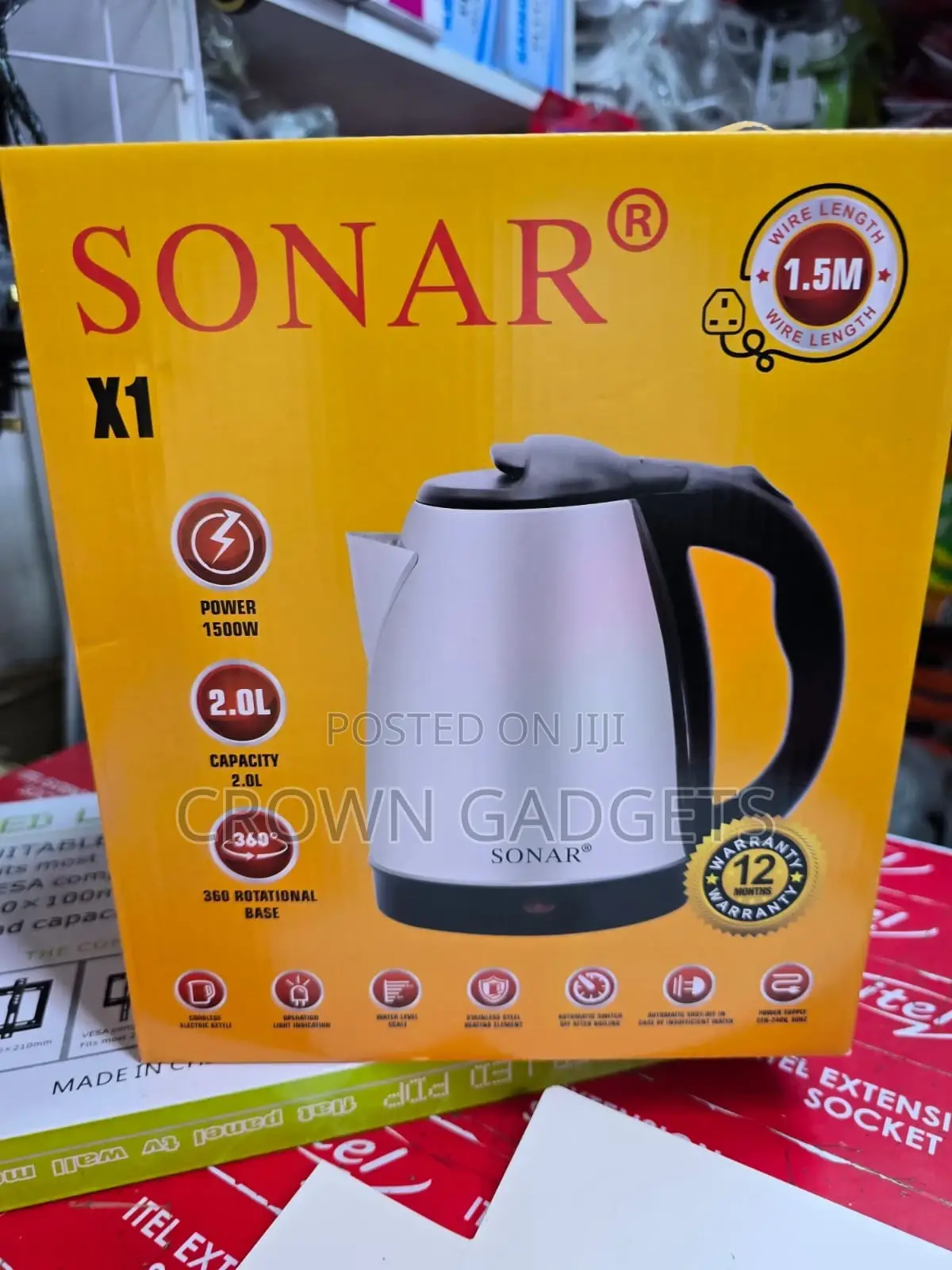 Large Capacity 2l Electric Kettle With Warranty