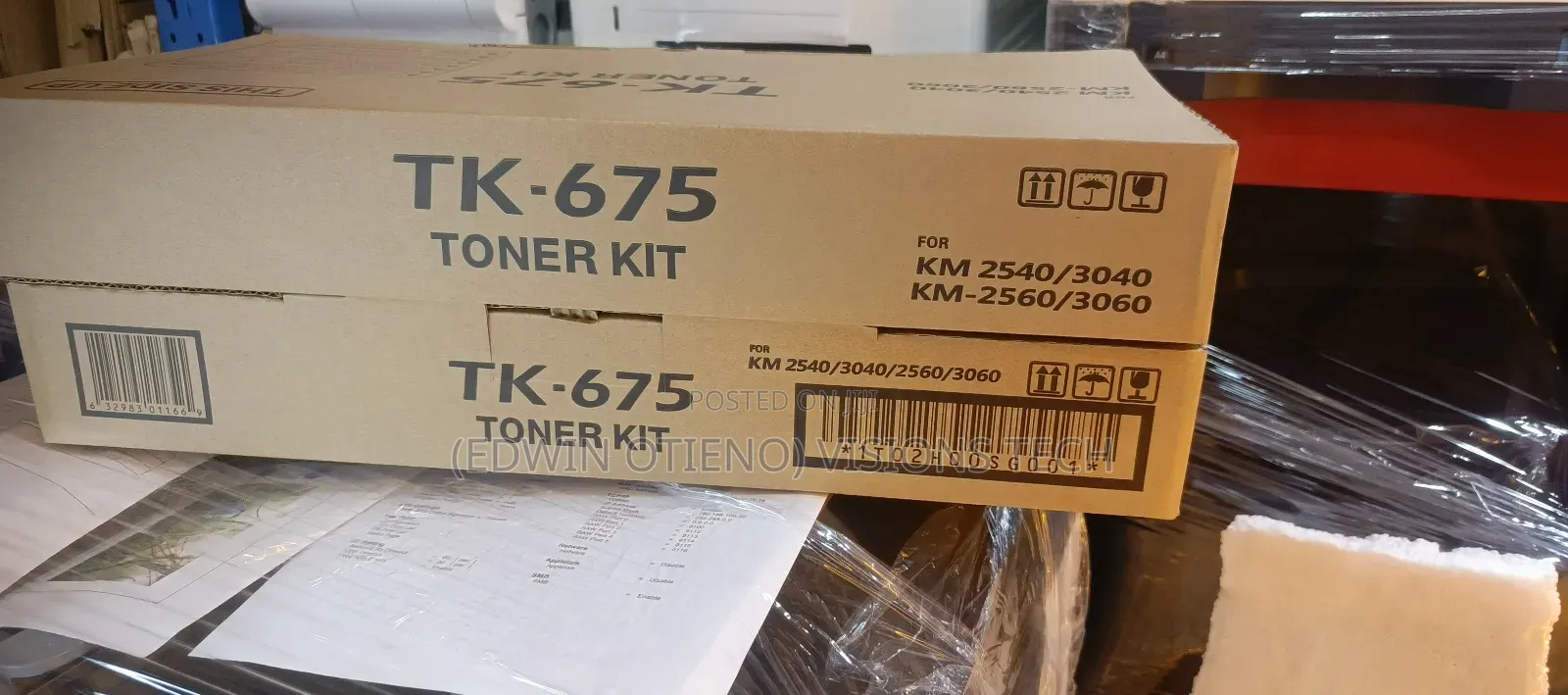 Km2560 Toner - Tk675
