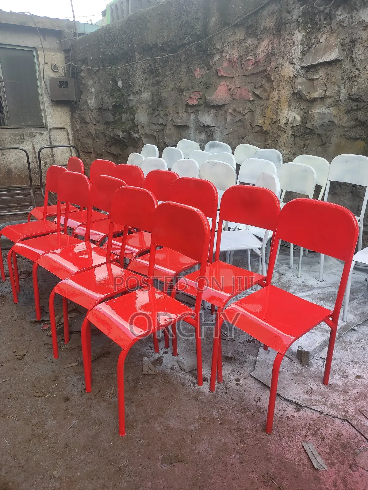 Metallic Kids School Chairs/ Kindergarten Seats