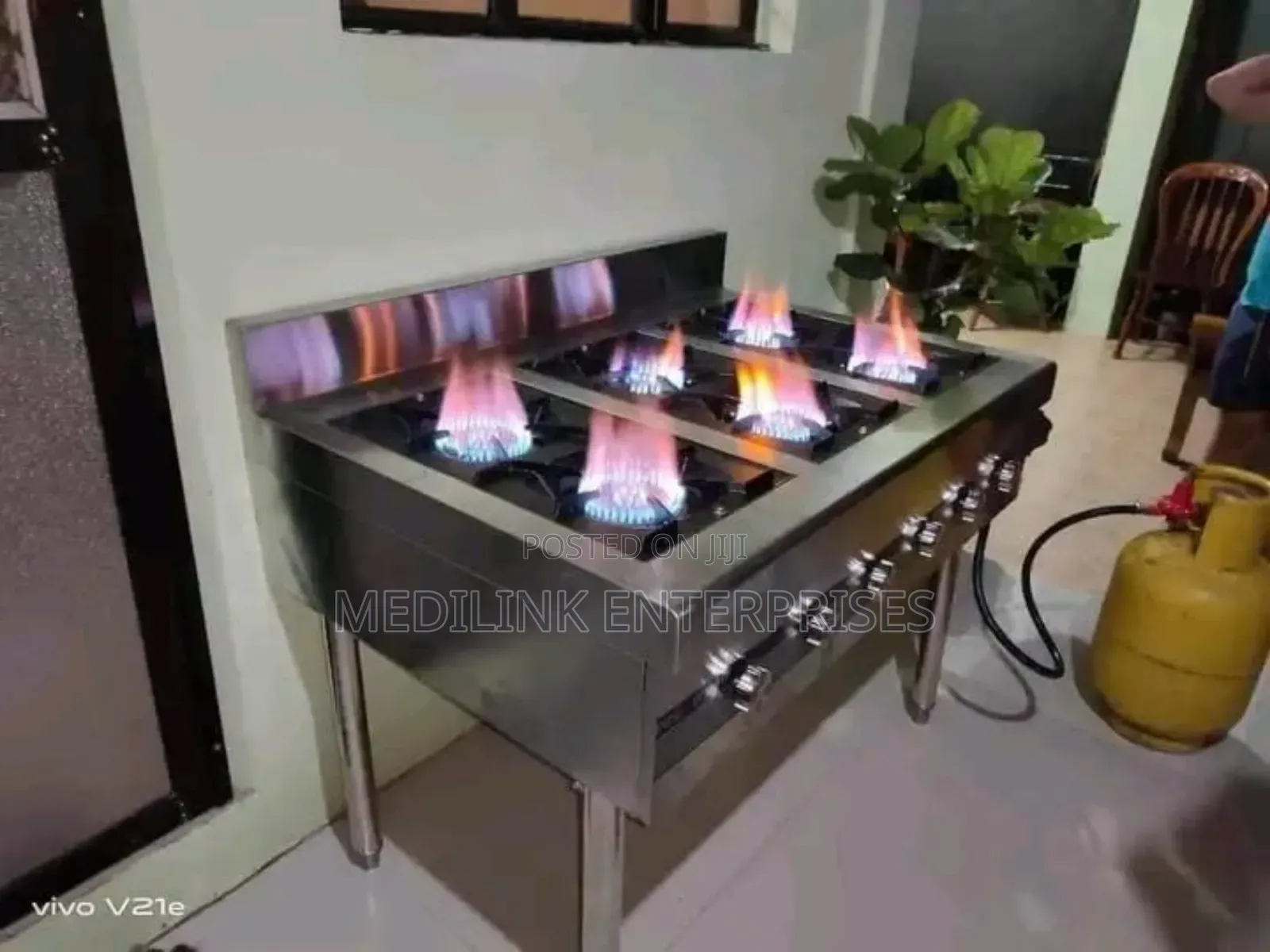 Stainless Cast Grills 6-Burner High Pressure Cooker