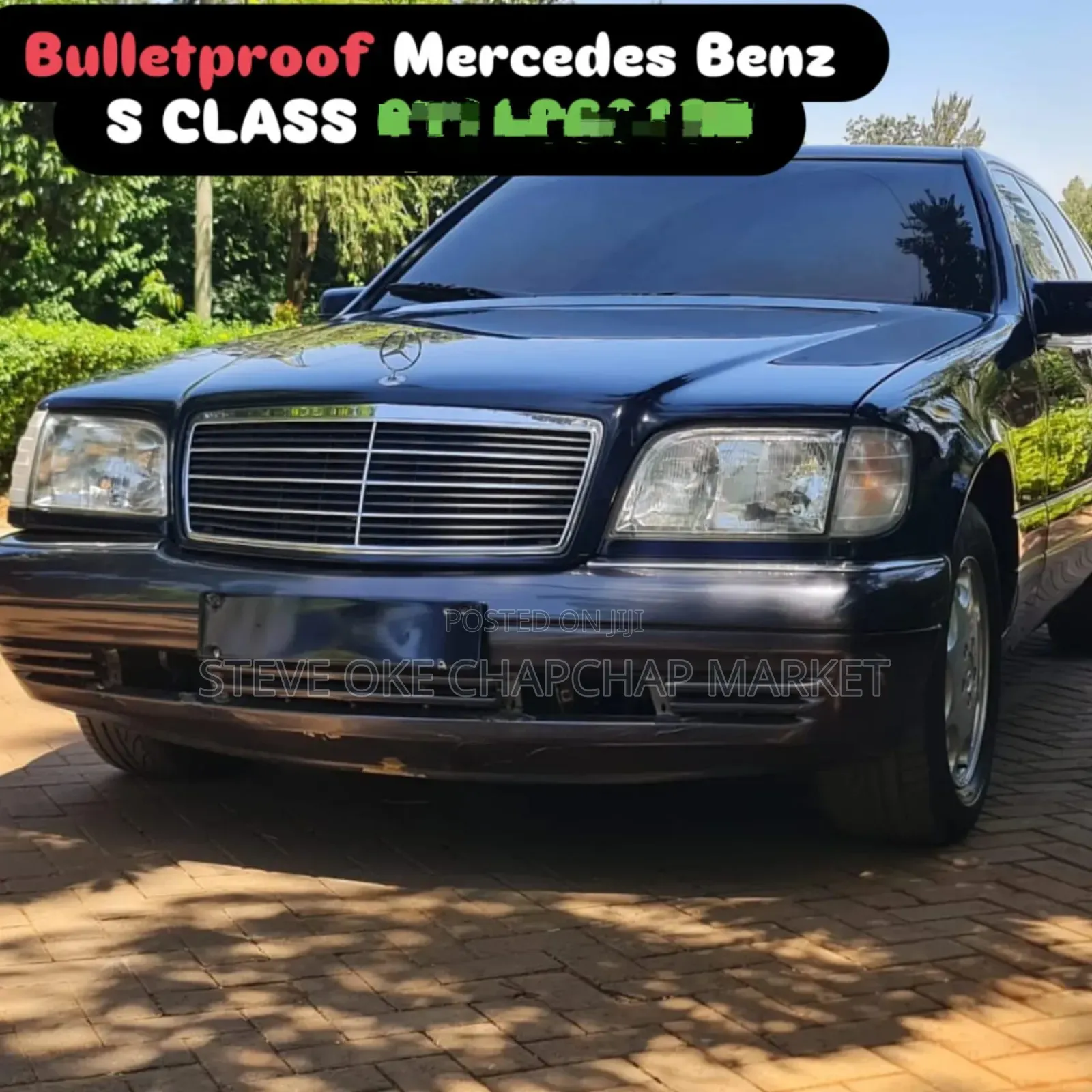 Mercedes-Benz S-Class 1995 Matt Black