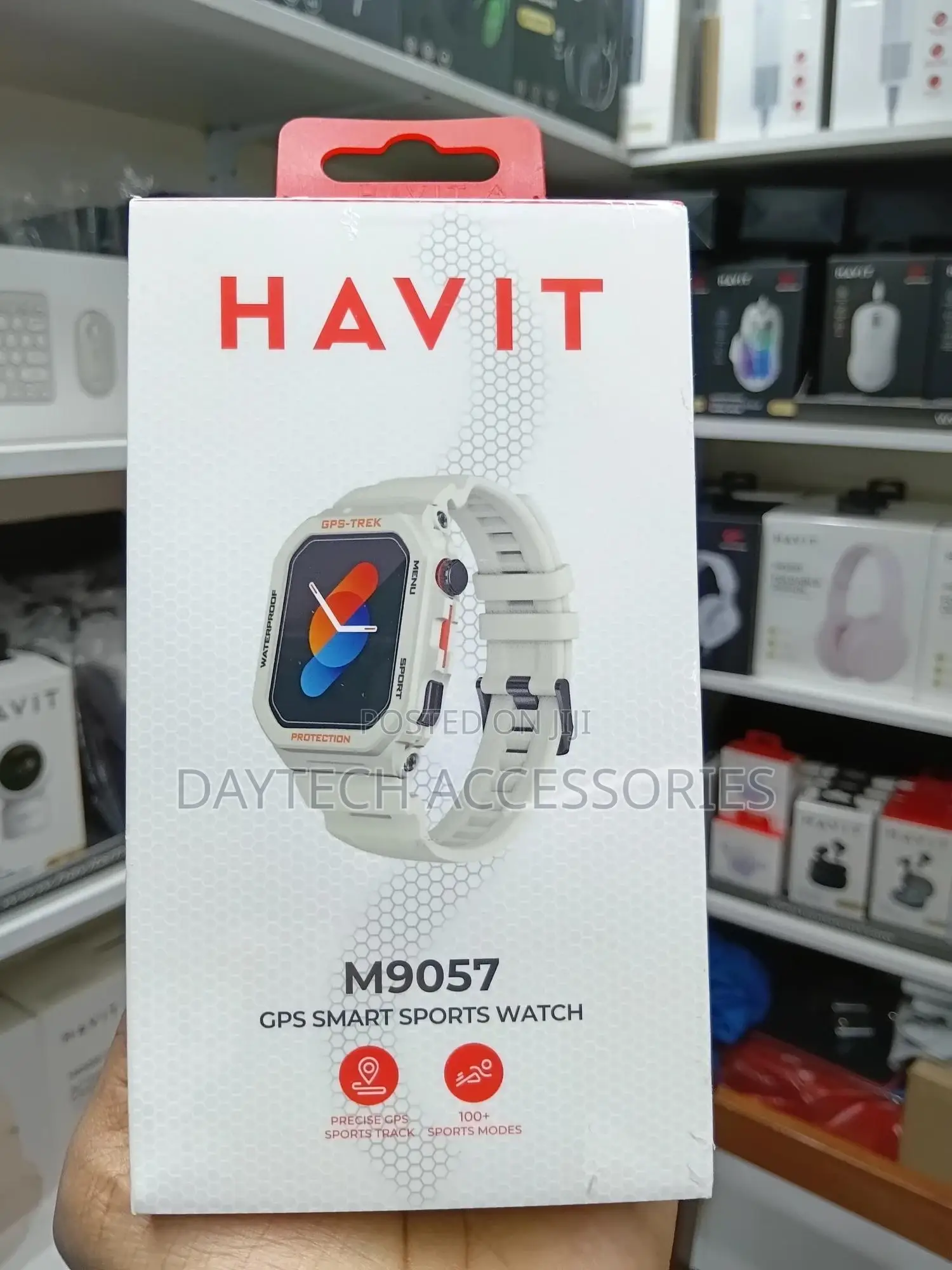The Havit M9057 Is a GPS Smartwatch Designed for Sports and Daily Use.