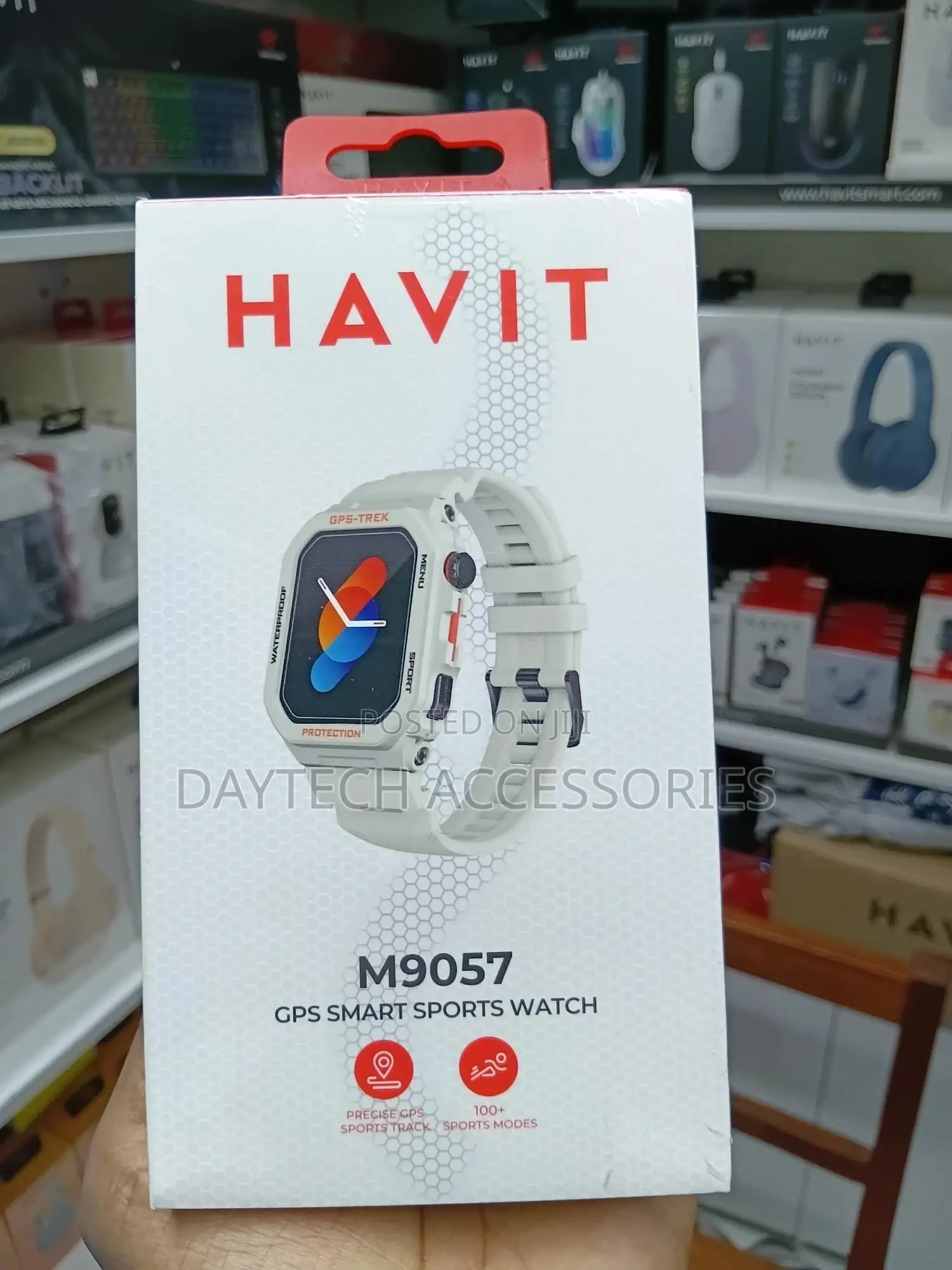 The Havit M9057 Is a GPS Smartwatch Designed for Sports and Daily Use.