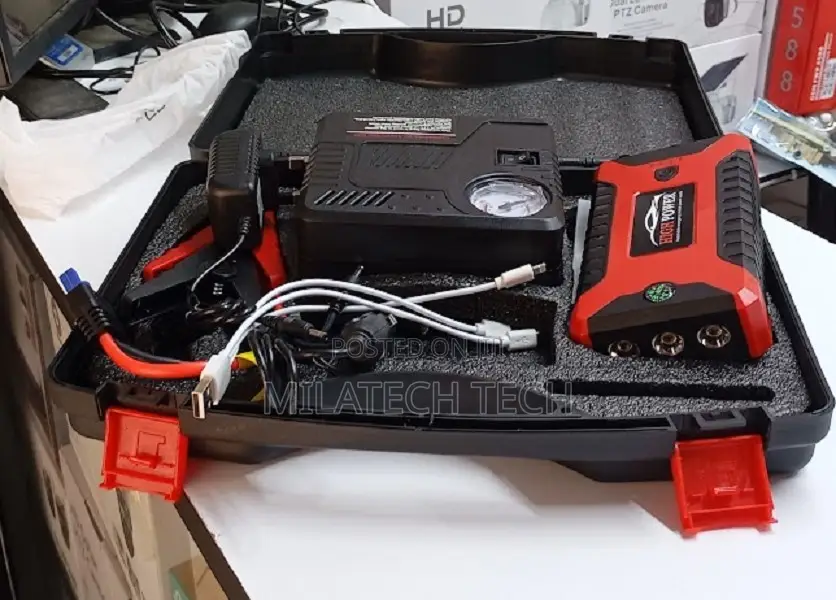 Portable Car Jump Starter Kit, New Model