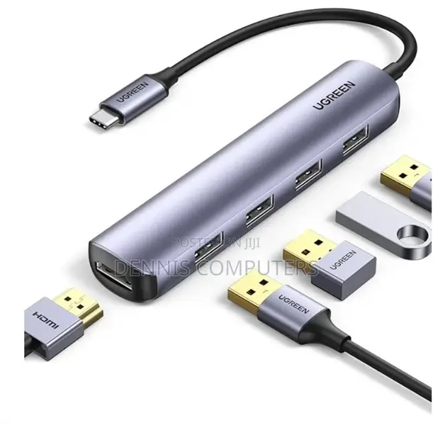 Ugreen Usb-C to 4*Usb 3.0+Hdmi Adapter