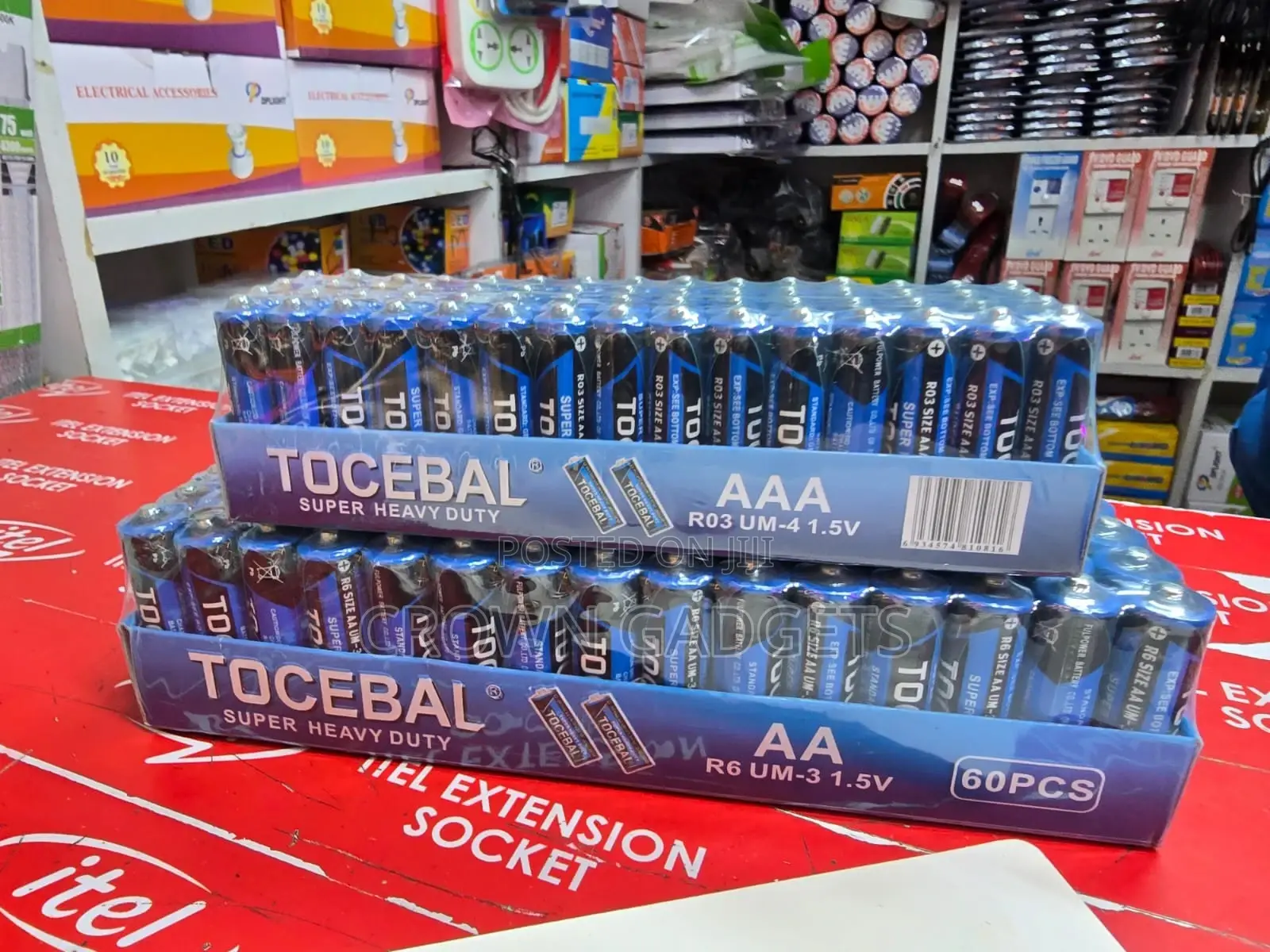 Tocebal Super Heavy Duty Batteries Aa / Aaa 60pcs Pack