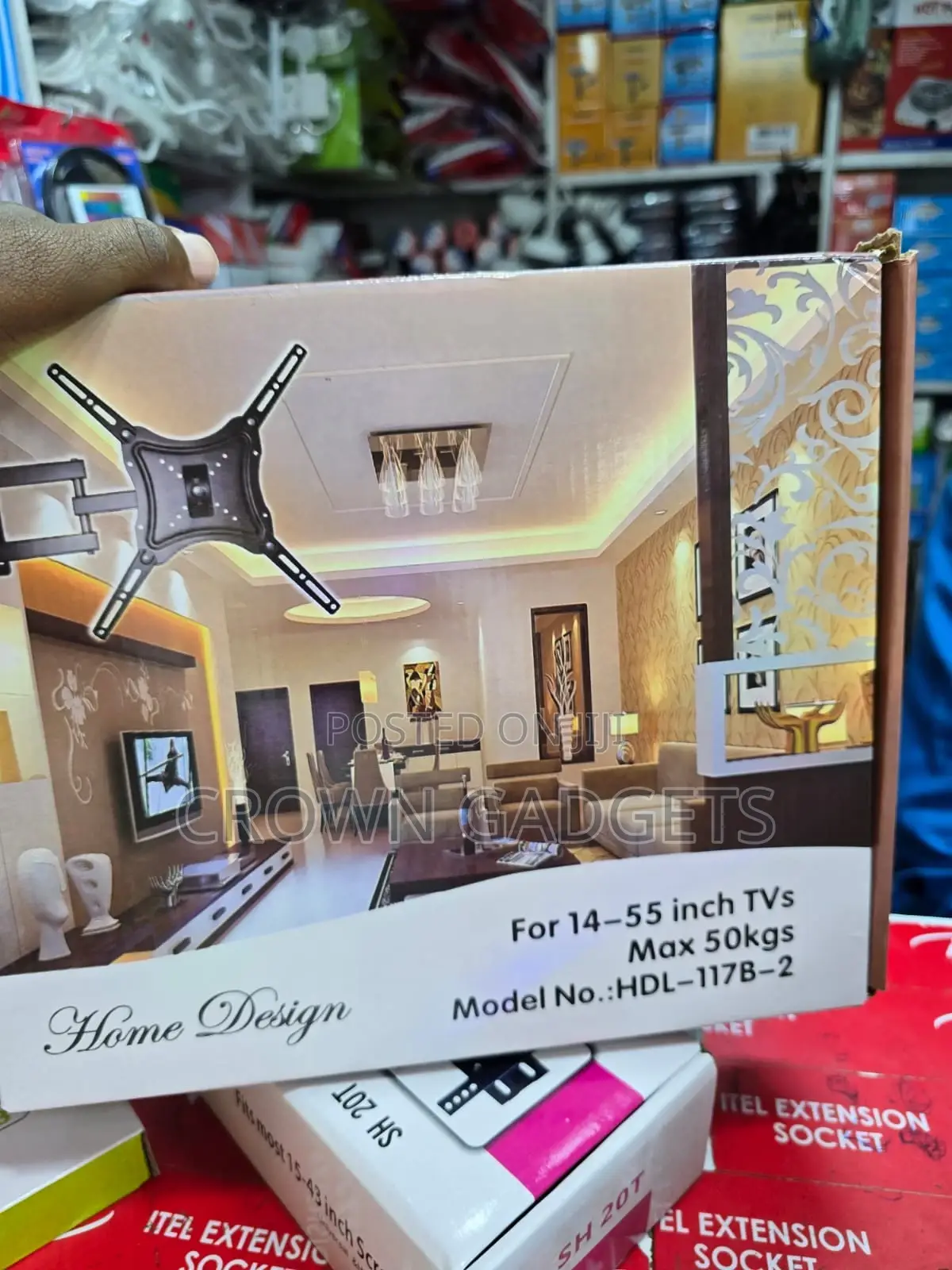 Home Design HDL-117b-2 Tv Bracket 50kg Capacity