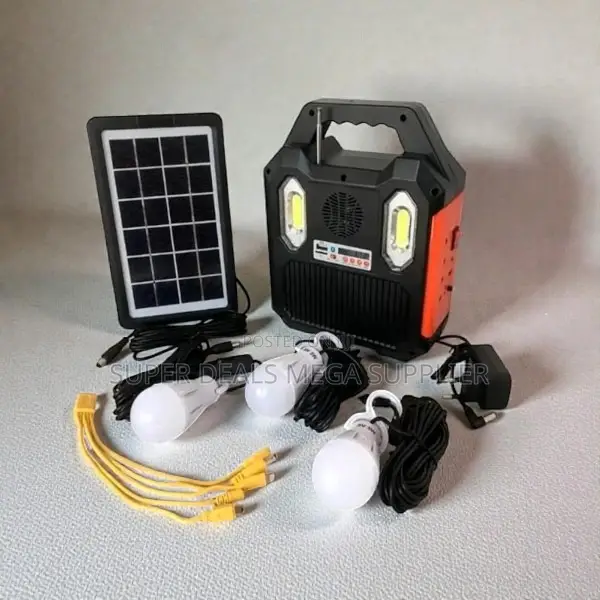 Top Quality Portable Home Solar Lighting System Kit With Bluetooth