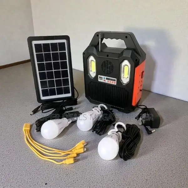 Reliable Quality Portable Home Solar Lighting System Kit With Fm Radio
