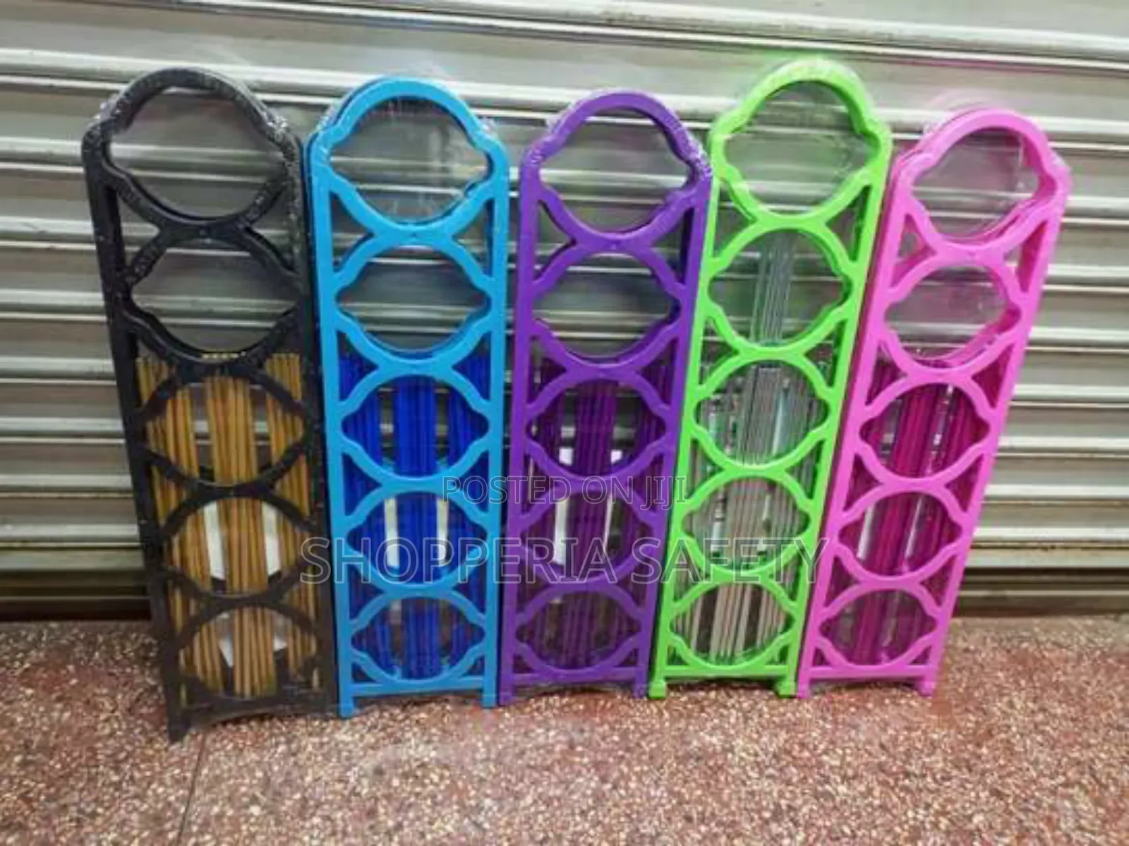 Colourful Plastic Shoe Rack