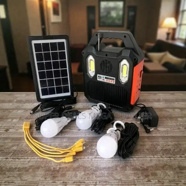 High Durability Portable Home Solar Lighting System Kit With Led Bulbs