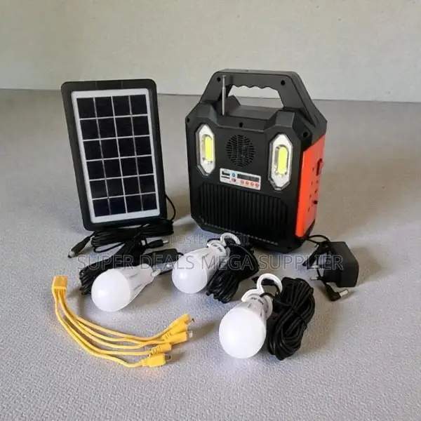 Convenient Portable Home Solar Lighting System Kit With Usb Charging