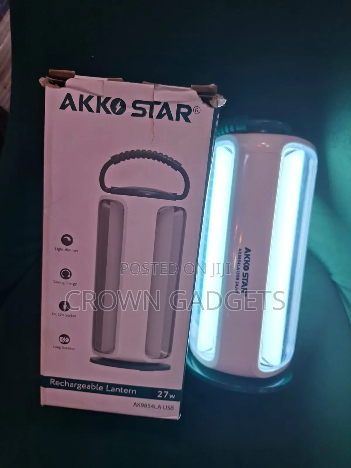 27w Akko Star Rechargeable Led Lantern With Usb Charging