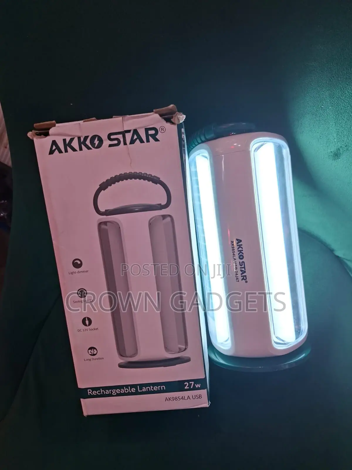 27w Akko Star Rechargeable Led Lantern With Usb Charging