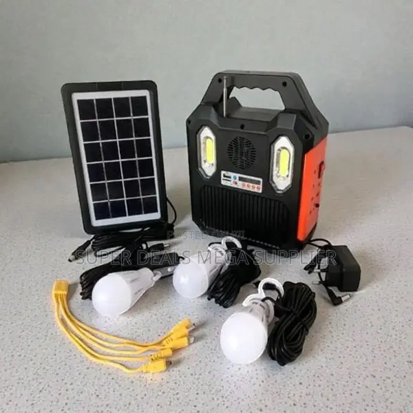 Plug and Play Portable Home Solar Lighting System Kit With Solar Panel