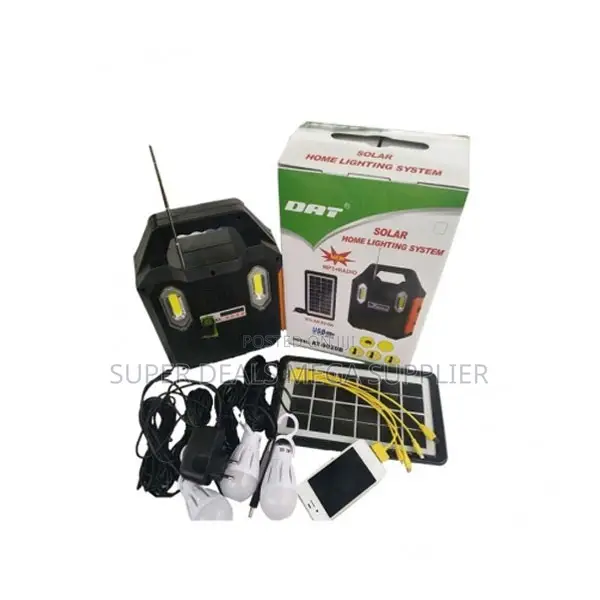 Easy to Use Portable Home Solar Lighting System Kit With Led Bulbs