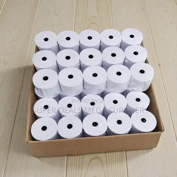 50 Rolls 80x80mm Thermal Paper Improved Print Density Guaranteed