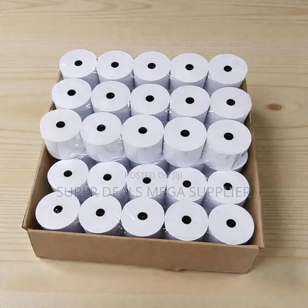 50 Pieces 80x80mm Thermal Paper Lightweight and Portable Rolls
