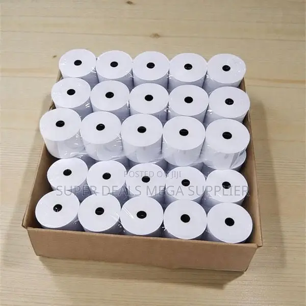 50 Pieces 80x80mm Thermal Paper Uniform Paper Thickness Design