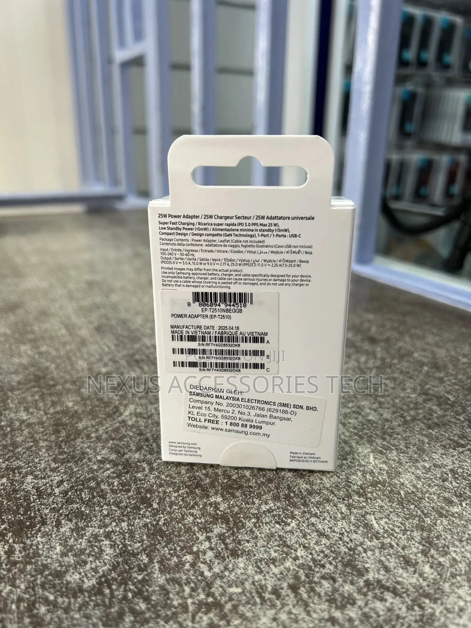 Original 25w Usb-C Fast Charger Adapter (Genuine)