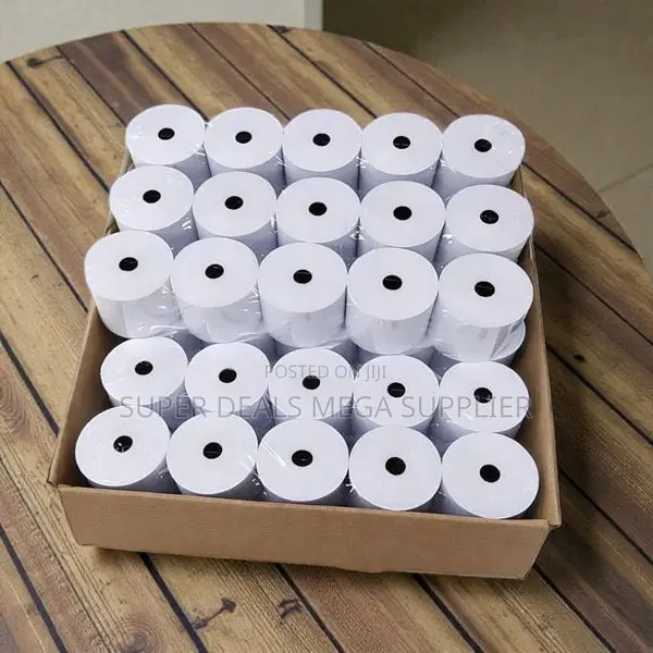 50 Rolls 80x80mm Thermal Paper Consistent Roll Length Every Time