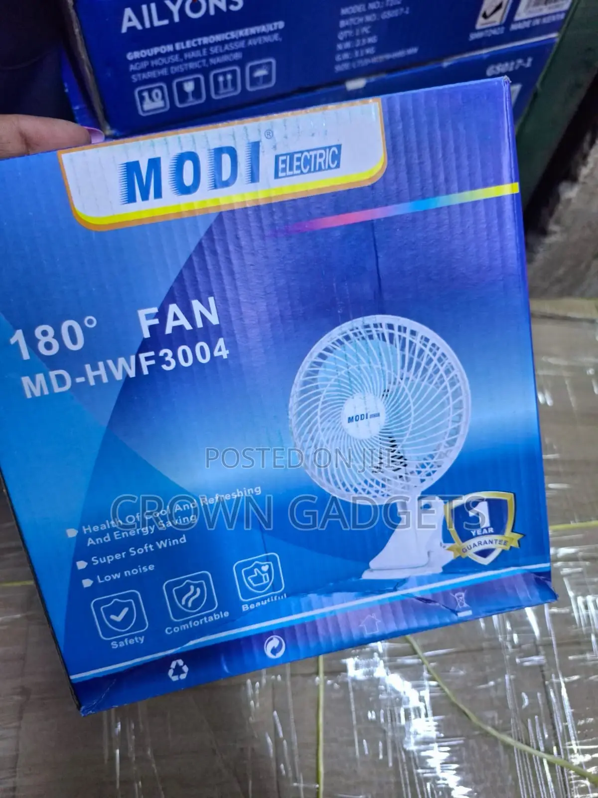 Modi Electric 6 Inch Mini Clip Fan With 180° Rotation
